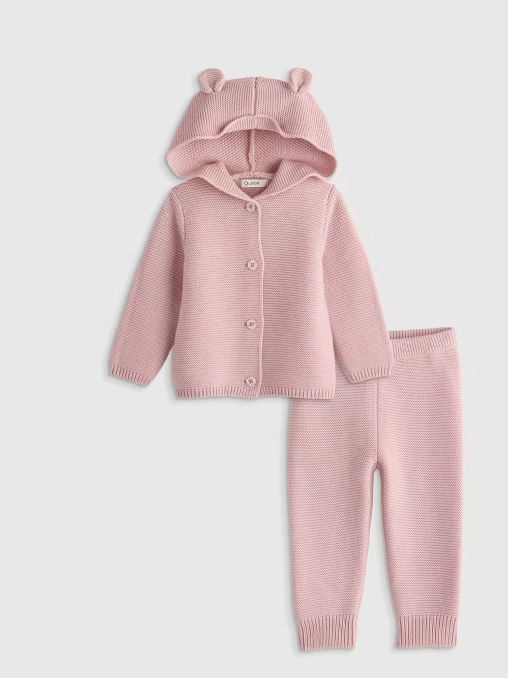 Quince Lilac 100% Organic Cotton Sweater Set